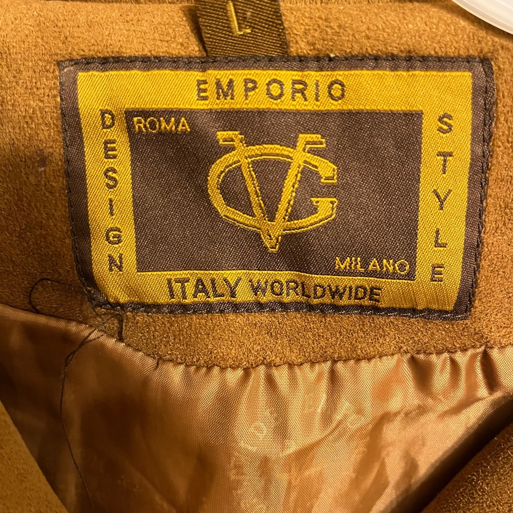 VC Milano Emporio polyester brown jacket. Size large - Picture 4 of 10